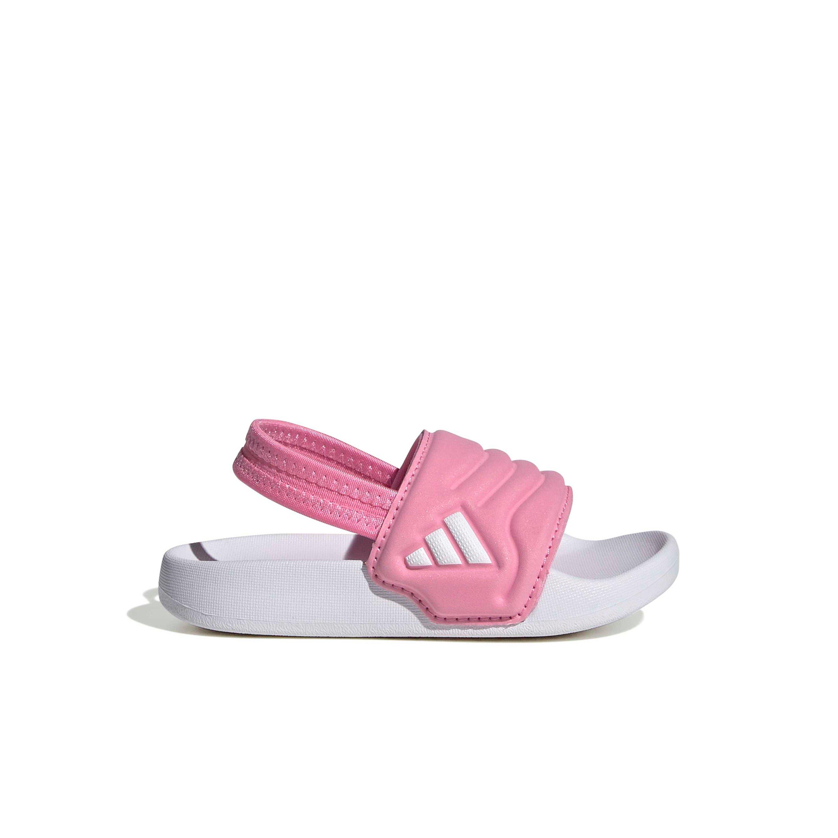 adidas Adilette Estrap 2.0 "Bliss Pink/Ftwr White/Bliss Pink" Infant Girls' Slide - PINK/WHITE/PINK